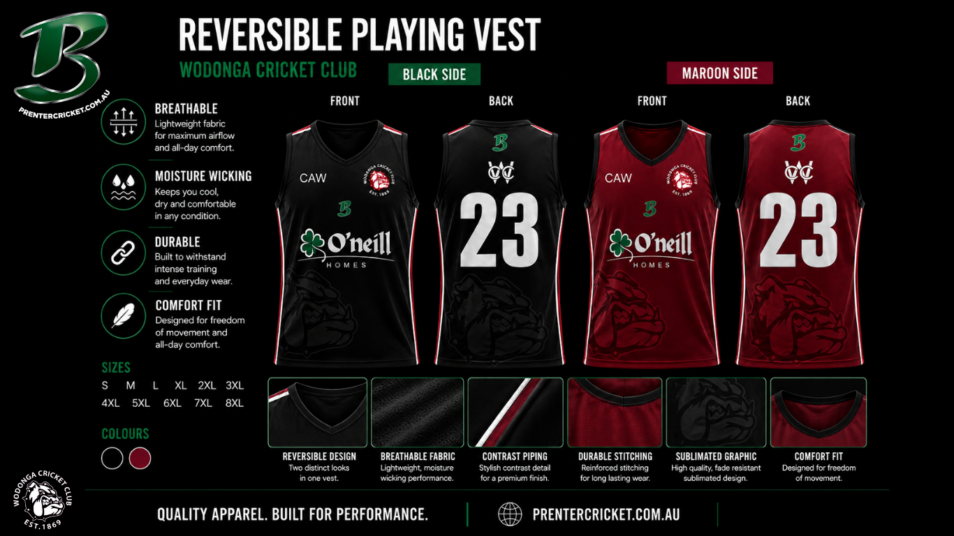 Custom Single Sided Playing Vest